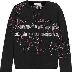 Valentino wool and cashmere-blend sweater